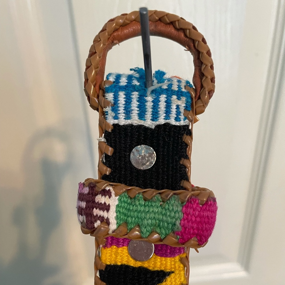 Vintage Colorful Patterned Belt